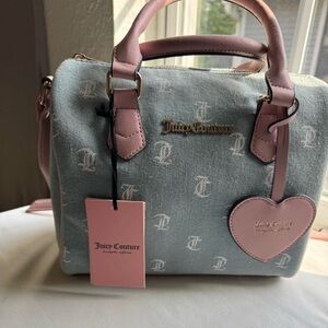 Juicy Couture Pink and Denim Backpack